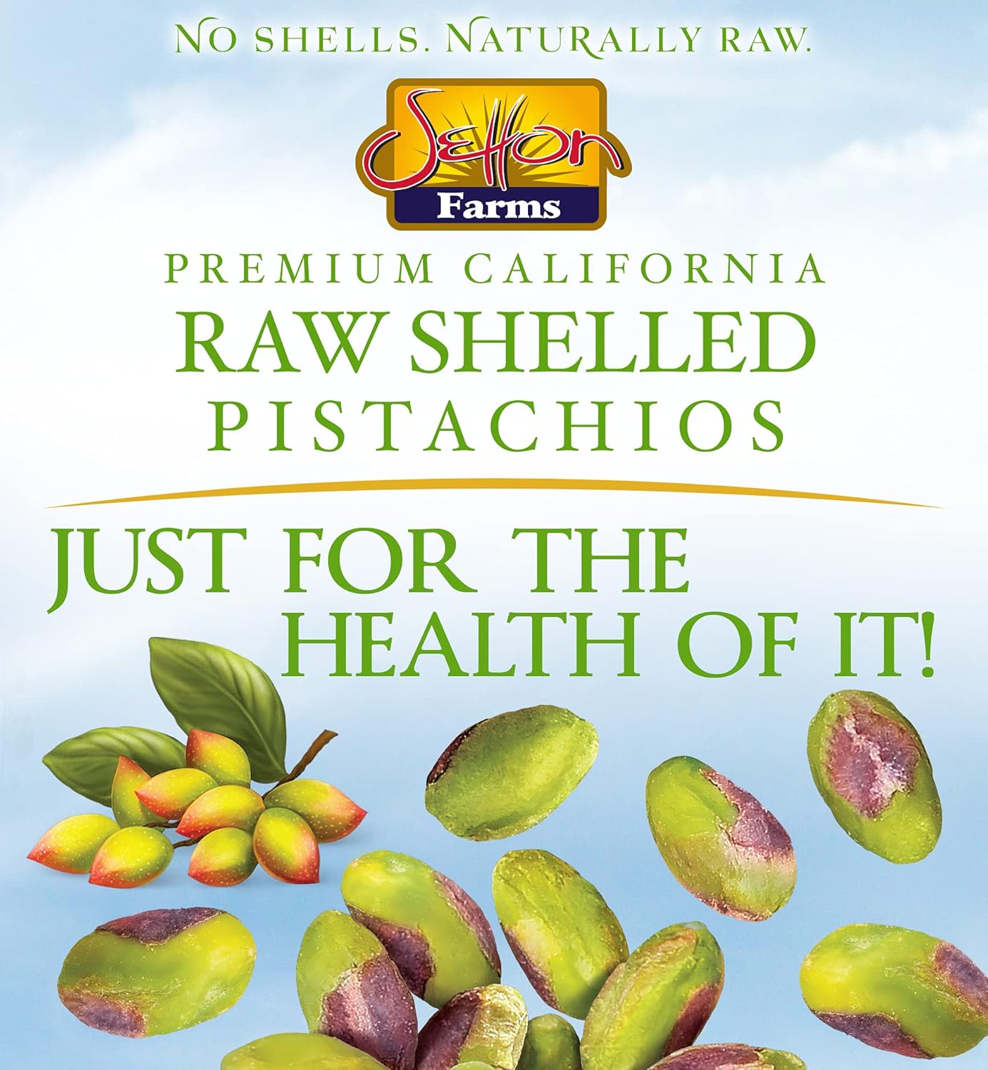 Setton Farms Naturally Raw Shelled Pistachios – On-the-Go Protein Snack for Road Trips and Outdoor Adventures
