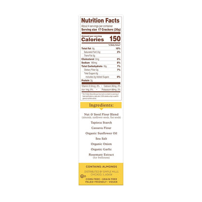 Simple Mills Almond Flour Crackers – Grab-and-Go Snack for Commute and Meetings