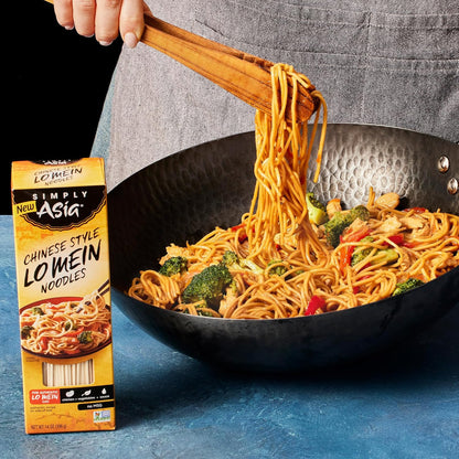 Simply Asia Lo Mein Noodles, Chinese Style – Meal Prep Favorite for College Students and Studio Apartments