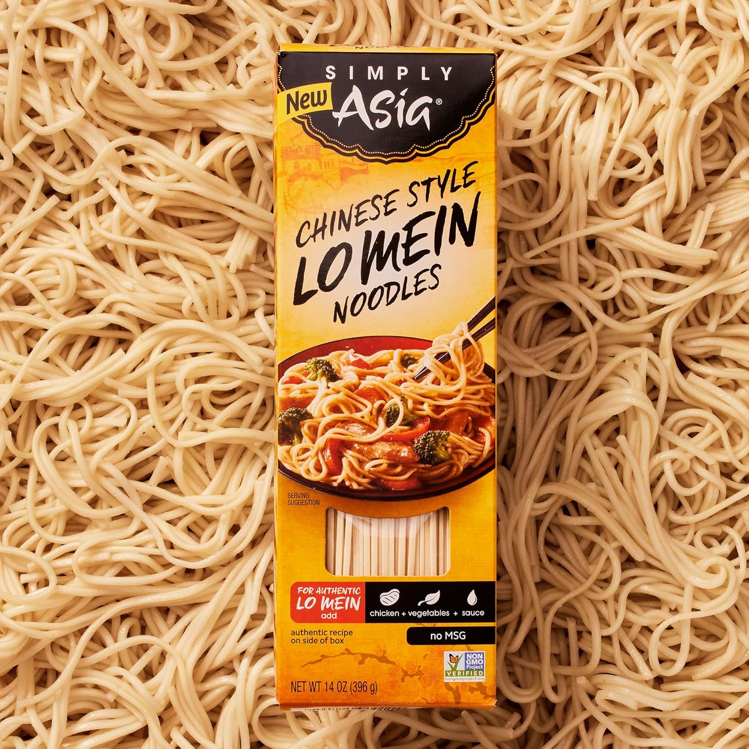 Simply Asia Lo Mein Noodles, Chinese Style – Meal Prep Favorite for College Students and Studio Apartments