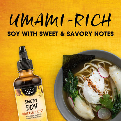 Simply Asia Sweet Soy Drizzle Sauce — Less Is More Pantry Staple Replacing Multiple Asian Sauces, 8 fl oz