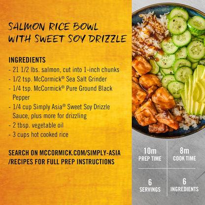 Simply Asia Sweet Soy Drizzle Sauce — Less Is More Pantry Staple Replacing Multiple Asian Sauces, 8 fl oz