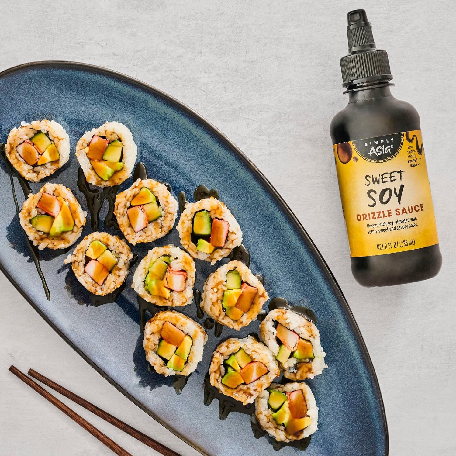 Simply Asia Sweet Soy Drizzle Sauce — Less Is More Pantry Staple Replacing Multiple Asian Sauces, 8 fl oz