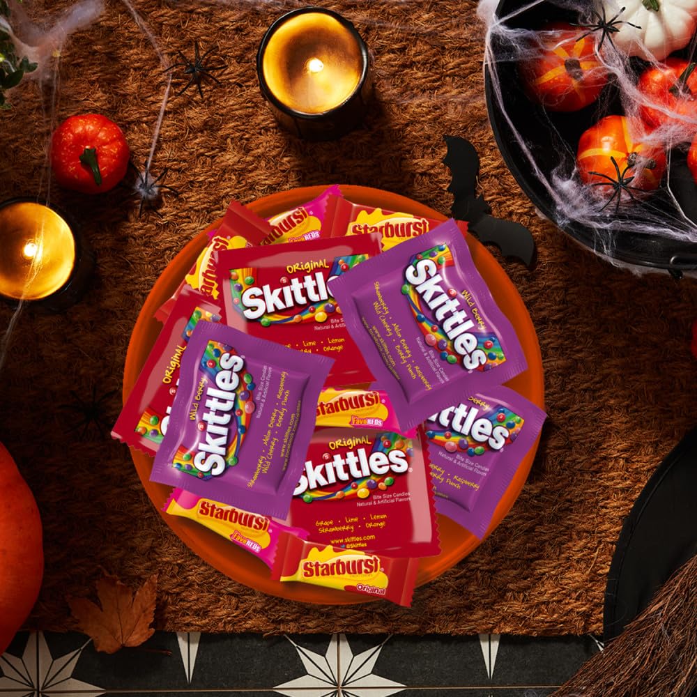 SKITTLES Chewy Candy Assorted Pack – Break Room Candy Dish Refill & Coworker Snack Share, 26.46 oz