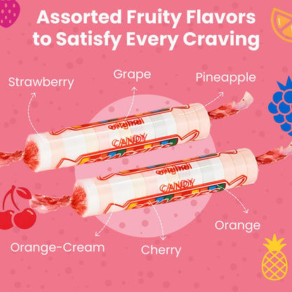 Smarties Candy Bulk Rolls - Dietary Restriction Friendly Office Snack, Peanut Free Vegan Sweets, 1 Pound
