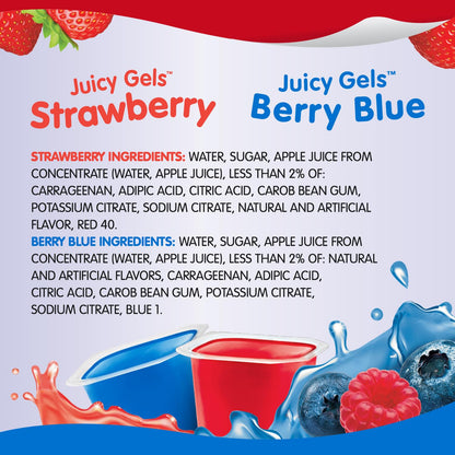 Snack Pack Berry Gel Cups – Pantry Staple for Repeat Grocery Orders, 12 Count
