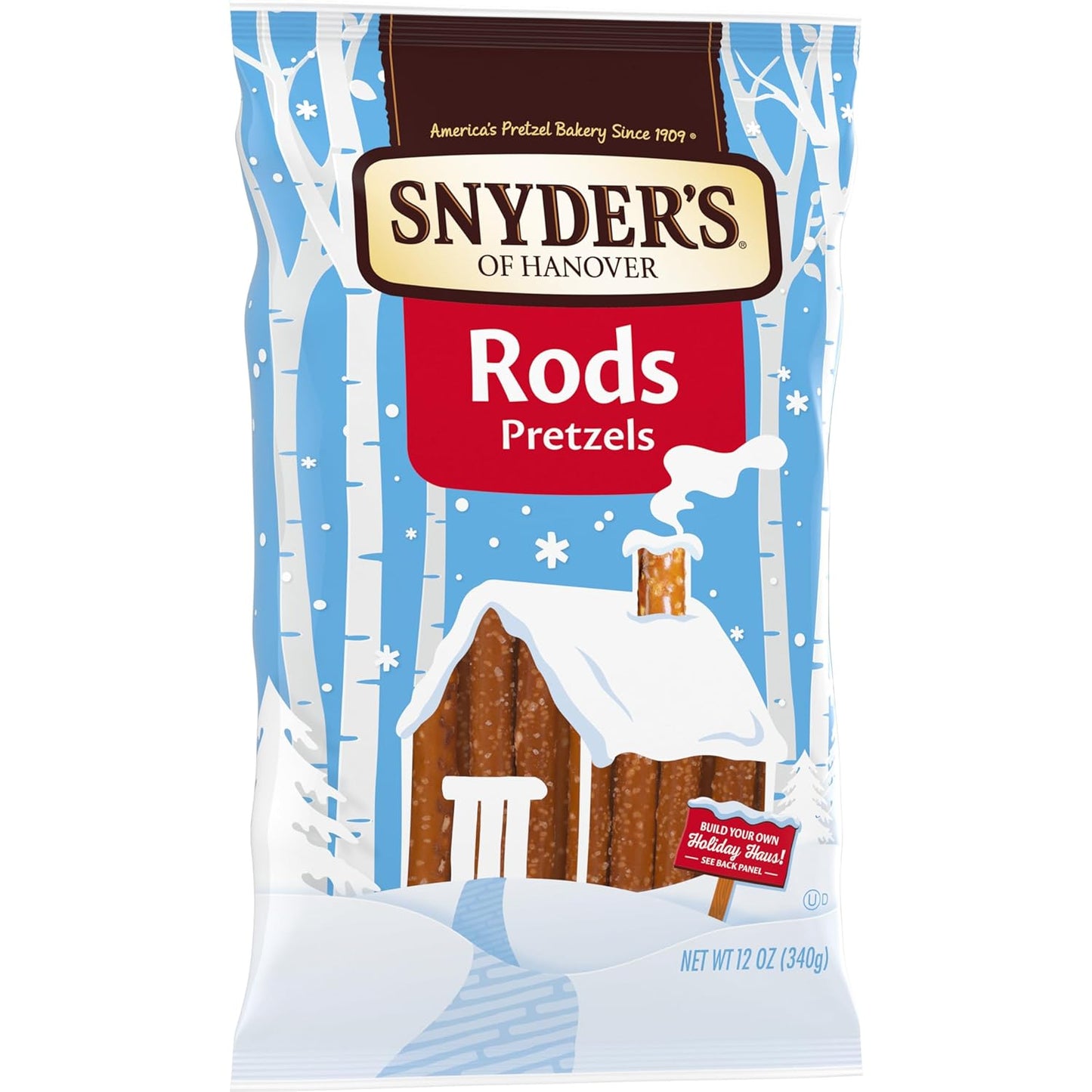 Snyder's of Hanover Pretzel Rods – Kid-Friendly Dip Sticks for Lunches and Snack Tables, 12 oz
