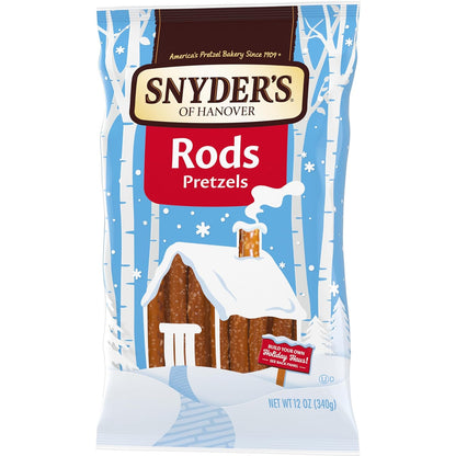Snyder's of Hanover Pretzel Rods – Kid-Friendly Dip Sticks for Lunches and Snack Tables, 12 oz