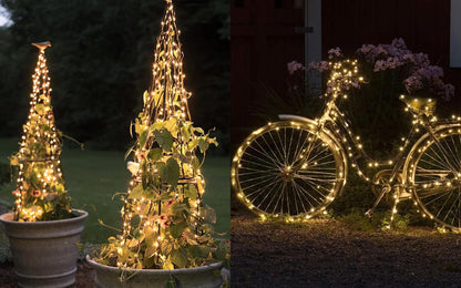 Solhice Mini Battery String Lights IP44 – Portable Camping and Balcony Decor with Remote and Timer