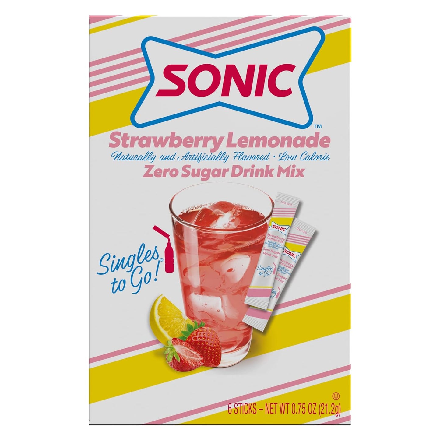 Sonic Singles to Go! Drink Mix – Diabetic-Friendly Flavored Water Packets for Health-Conscious Adults and Balanced Lifestyle Choices