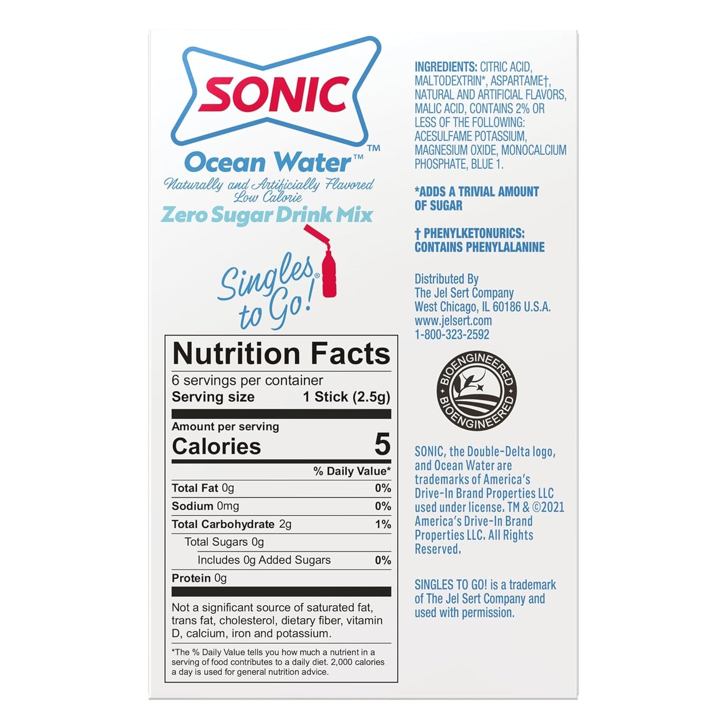 Sonic Singles to Go! Drink Mix – Diabetic-Friendly Flavored Water Packets for Health-Conscious Adults and Balanced Lifestyle Choices