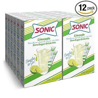 Sonic Singles To Go Variety Pack Powdered Drink Mix – Family-Friendly Flavored Water Packets for Road Trips and Playdates