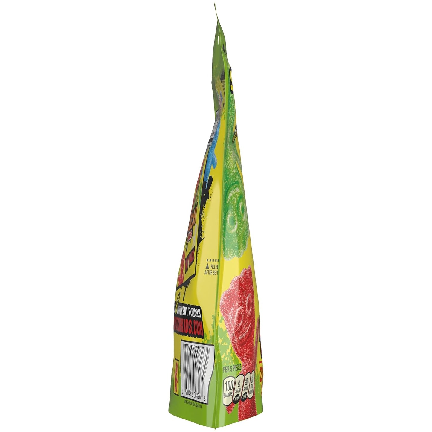 SOUR PATCH KIDS Big Kids Assorted Fruit Gummies for Kids' Snack Drawer, 12 oz Family Resealable Bag