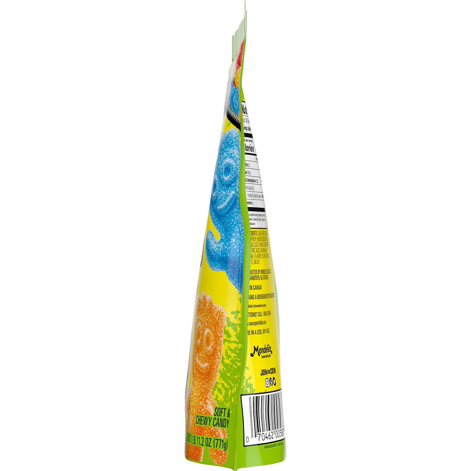 SOUR PATCH KIDS Big Kids Gummy Candy, Shareable Movie Night Snack for the Whole Family, 1.7 lb