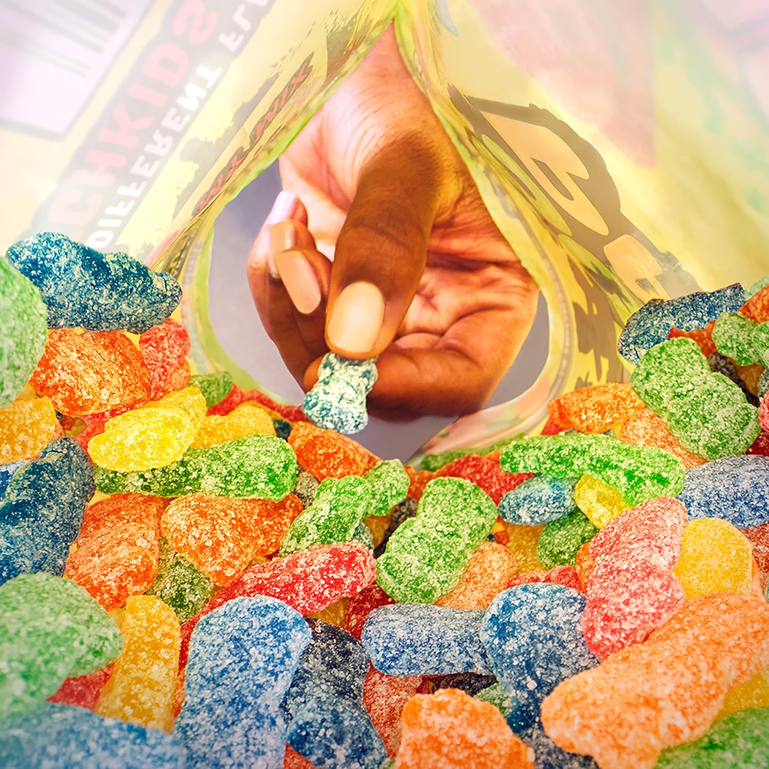 SOUR PATCH KIDS Soft Chewy Sour Then Sweet Candy, 1.8 lb Pantry Staple for Picky Eaters and Weekend Family Movie Nights