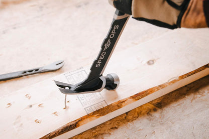 Spec Ops Tools Framing Hammer, Shock-Absorbing MOA Grip for Long-Shift Framing Endurance