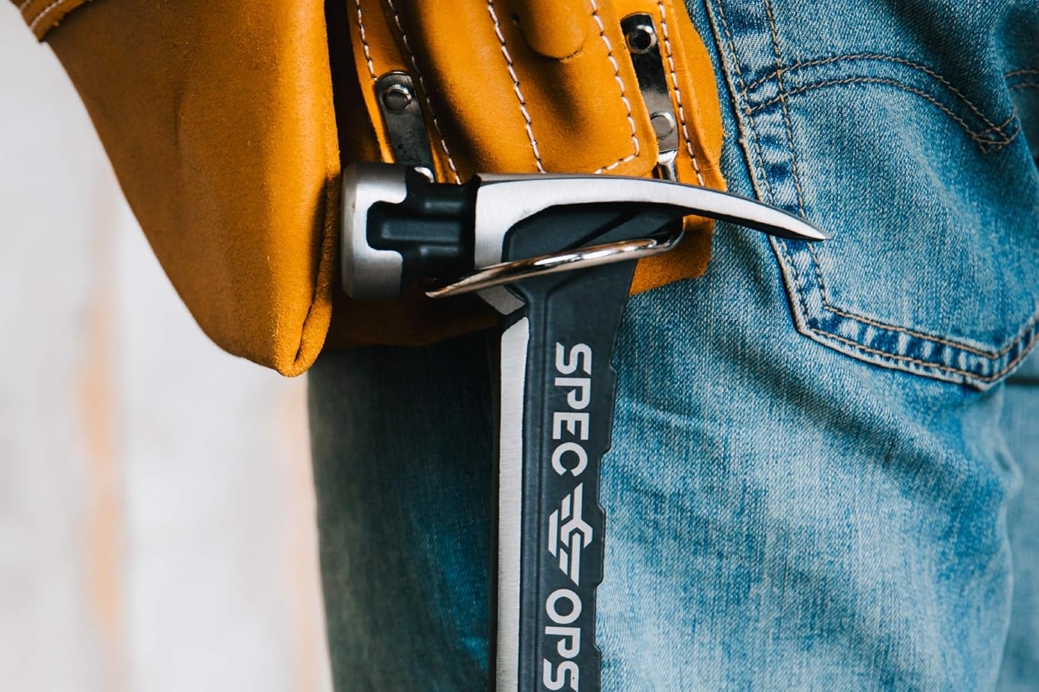 Spec Ops Tools Framing Hammer, Shock-Absorbing MOA Grip for Long-Shift Framing Endurance