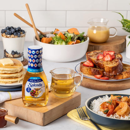 Splenda Allulose Syrup, Dietitian-Recommended Zero Calorie Syrup for Weight Management Routines, Sweetener for Baking and Glazing