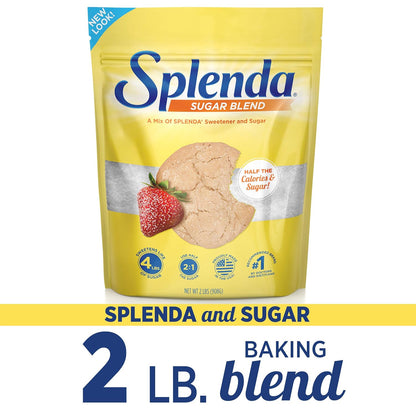 SPLENDA Sucralose Sugar Blend for Baking – Everyday Low Sugar Sweetener for Health Minded Family Kitchens