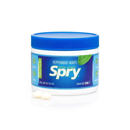 Spry Xylitol Berry Blast Mints Sugar Free Candy - Housewarming Gift for New Homeowners Focused on Wellness, 45 Count