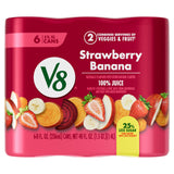 V8 +Energy Green Juice Blend for Picnic and Patio Brunches, 8 fl oz Can (6 Pack) No Prep No Cleanup