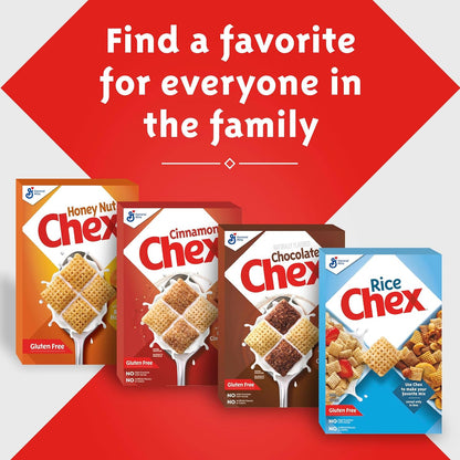 Strawberry Vanilla Chex Fortified Rice Cereal – Crunchy Lunchbox Snack for School and After School
