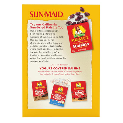 Sun-Maid Golden Raisins Sharing Box – Healthy Afterschool Snack for Picky Eaters, 120 Calorie Servings