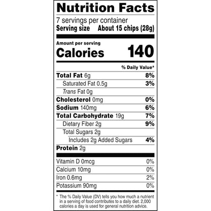 SunChips Garden Salsa Better-For-You Chips, 7 oz – Whole Grain Home Pantry Snack for Clean-Label Wellness Diets