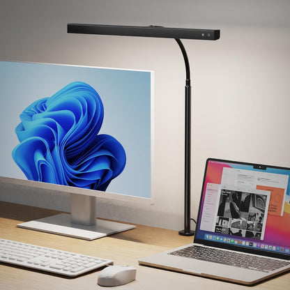 SUPERDANNY LED Desk Lamp – Compact Architect Light with Touch Controls for Less-Is-More Desks