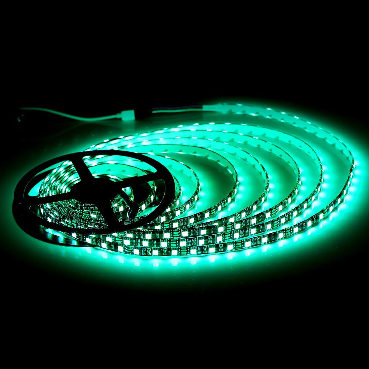 SUPERNIGHT Waterproof LED Light Strip – Christmas and Holiday Gift for Home Theater Lovers, 16.4ft Black PCB