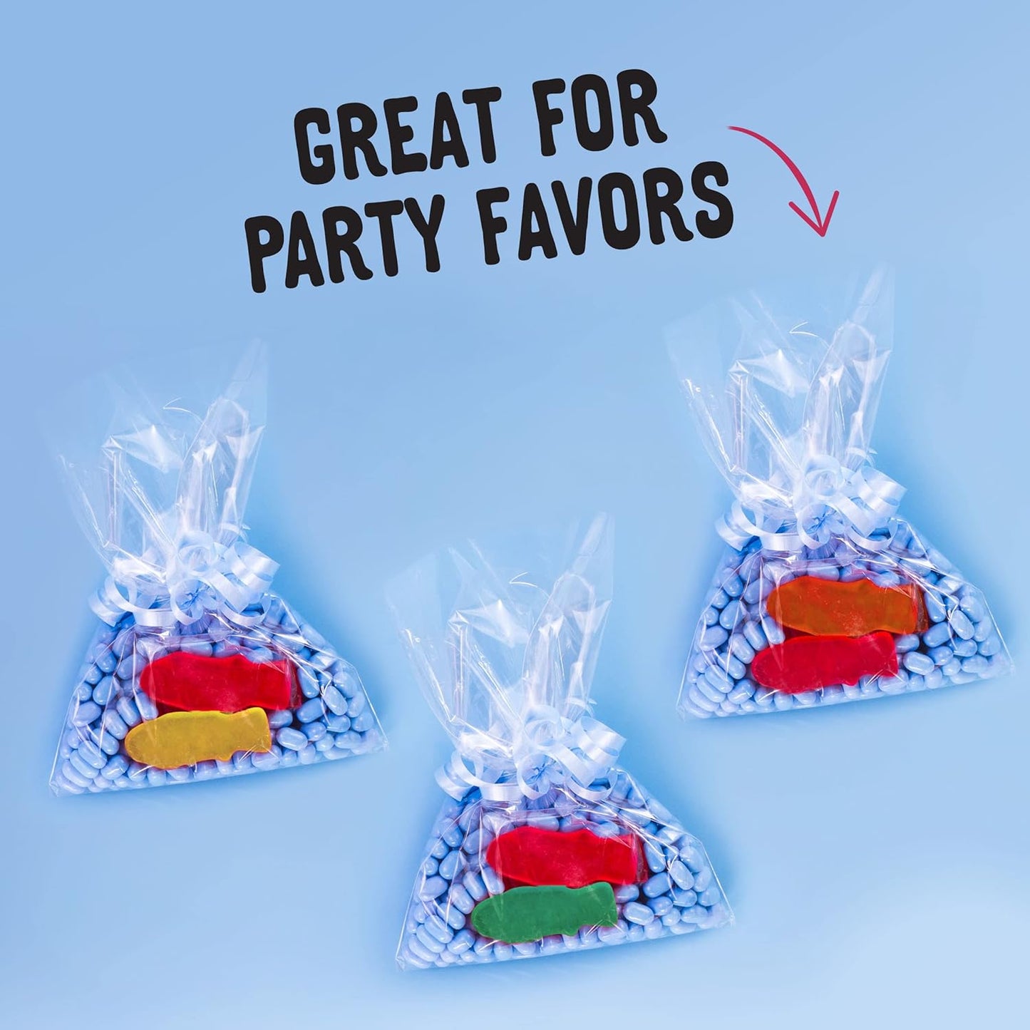Swedish Fish Mini Fish Chews – Beach Day, Ballgame, and Outdoor Festival Snack for On-the-Go Chewy Treat Cravings, 24 Count