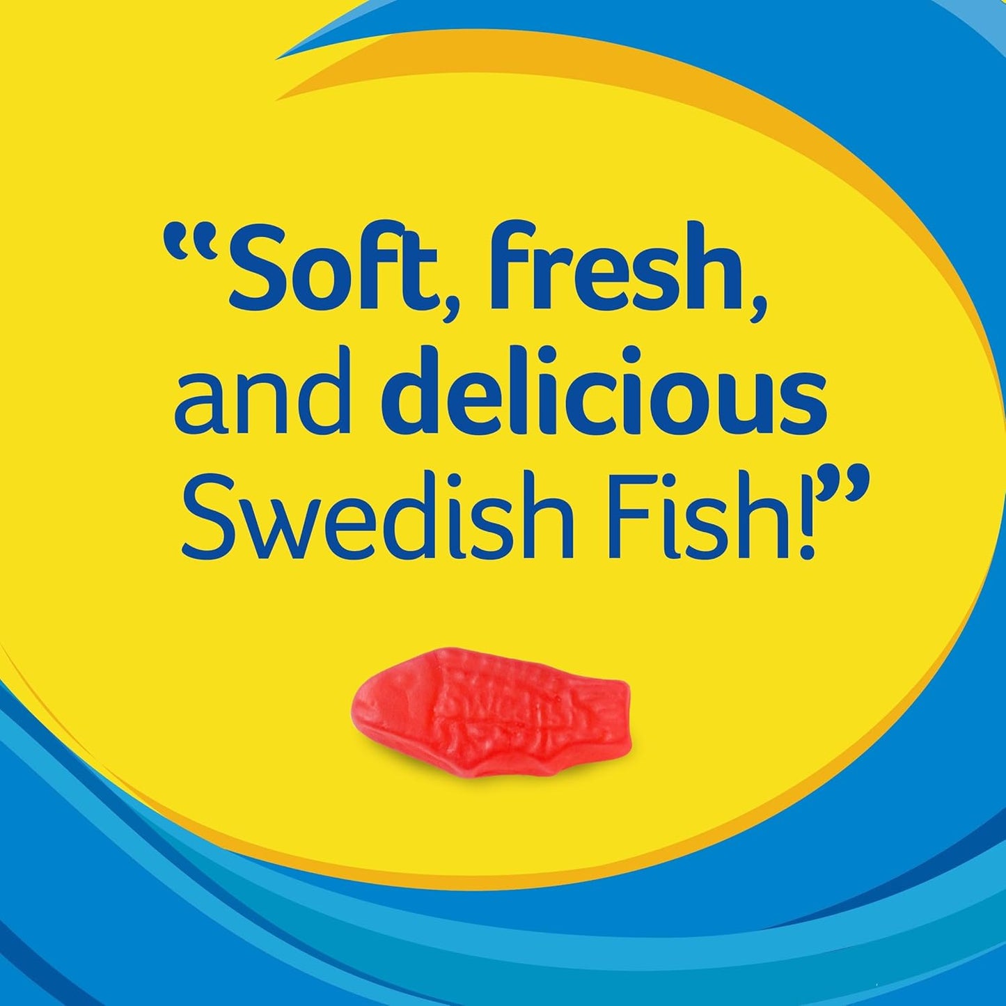 SWEDISH FISH Soft & Chewy Candy Healthy Sweet Treat Swap, Fat Free 12 Pack 3.1 oz Boxes
