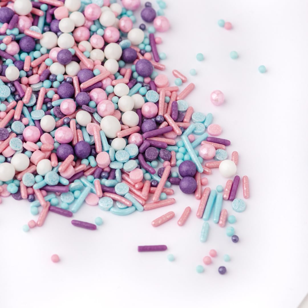 Sweets Indeed Sprinklefetti Rainbow Sprinkle Jar – Cute and Practical Birthday Gift for Women, Moms, and Anyone Who Loves to Bake