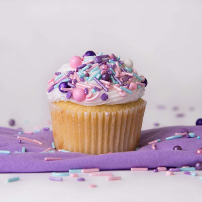 Sweets Indeed Sprinklefetti Rainbow Sprinkle Jar – Cute and Practical Birthday Gift for Women, Moms, and Anyone Who Loves to Bake