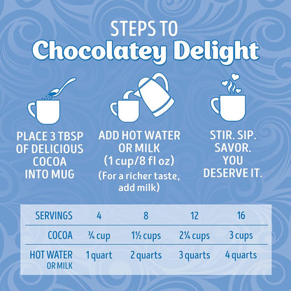 Swiss Miss Marshmallow Cocoa Mix – Single-Serve Friendly Family Drink for Cold Days and Snow Day Snacks