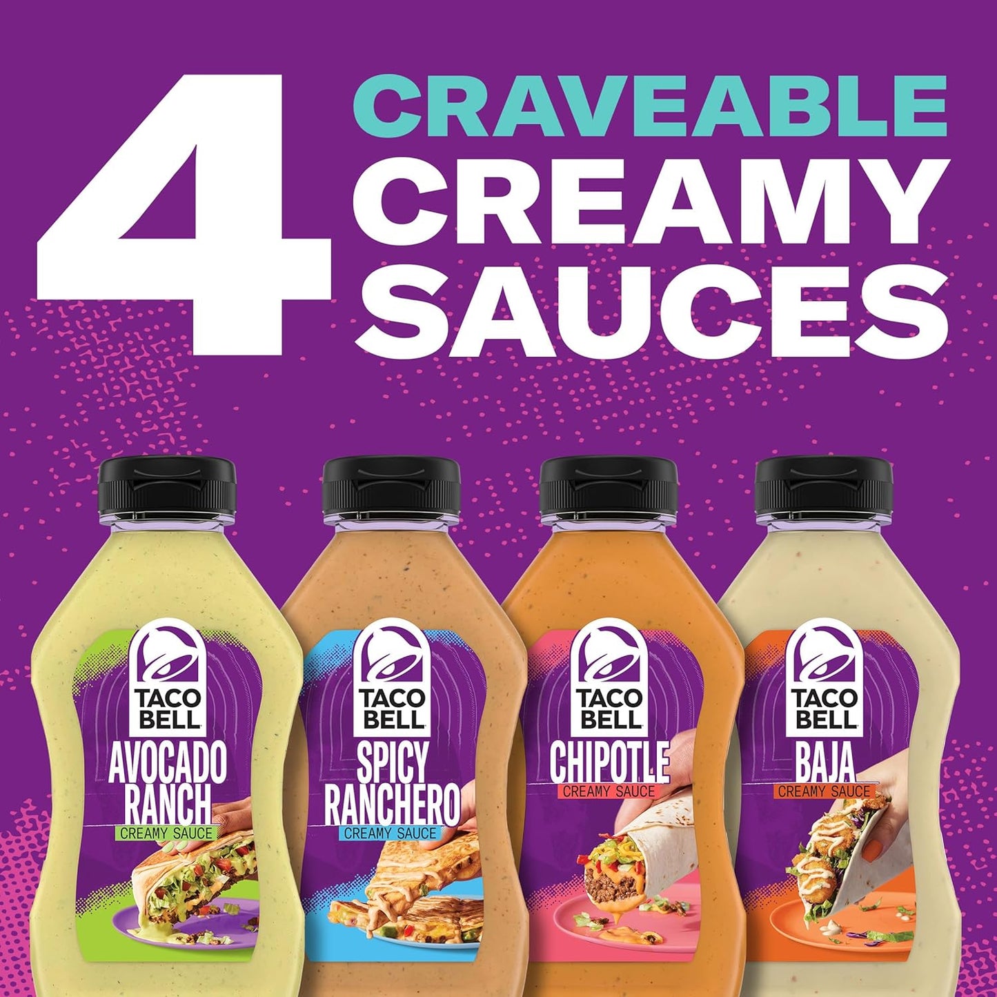 Taco Bell Creamy Chipotle Sauce – Tailgating Must-Have, Spicy Chipotle Drizzle for Game-Day Cookouts