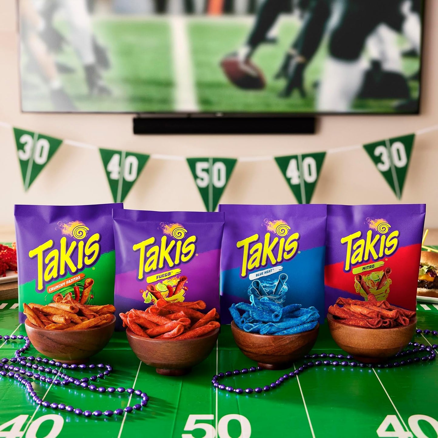 Takis Rolled Corn Chips Variety Box – Crowd-Pleasing Party Snack Assortment, 18 Single-Serve Bags of Bold Flavors