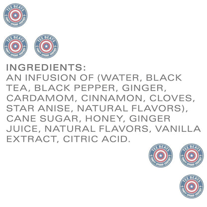 TAZO Classic Chai Tea Concentrate – Spiced Cinnamon Cardamom Mindful Beverage for Wellness Corner, 32 oz Carton