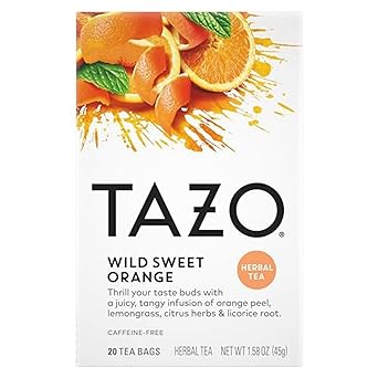 TAZO Passion Herbal Tea Bags – Gentle Hibiscus Blend Suitable for After School Warm Cup Routine