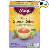 Yogi Tea Kava Stress Relief – Uncluttered Kitchen Essential, Compostable Tea Bags for Zero-Waste Homes