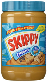 SKIPPY Creamy Peanut Butter, 40 Ounce – No-Preservative Spread for Yogurt Pairings and Energy Bites