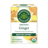 Traditional Medicinals Organic Ginger Tea – Compact Wellness Brew for Outdoor Dining and Picnic Baskets