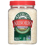 RiceSelect Arborio Rice for Creamy Risotto, Kosher Certified Gourmet Pantry Gift for Italian Cuisine Lovers, 32 oz Reusable Jar