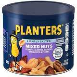 PLANTERS Mixed Nuts – Portable Road Trip and Camping Snack in 10.3 oz Resealable Canister