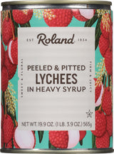 Roland Lychees Heavy Syrup 20 oz – Ready-to-Use Garnish for Effortless Cocktail and Mocktail Making