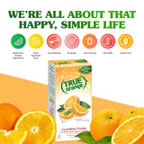 TRUE ORANGE Water Enhancer – Quick-Dissolve Flavoring for Sparkling Water and Iced Tea at Work