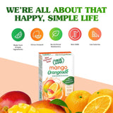 True Citrus Mango Orangeade Single Serve Drink Mix - Non GMO Lunchbox Hydration Pick for Picky Kids