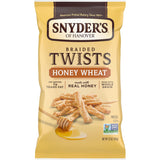 Snyder's of Hanover Braided Honey Wheat Pretzels – Playroom and Lunchbox Snack for Kids, Sturdy Dip Shape 12 oz