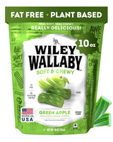 Wiley Wallaby Vegan Green Apple Licorice – Plant-Based Soft Chews for Self-Care Snack Drawers & Wind-Down Evenings
