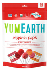 YumEarth Organic Lollipops – Clean Label Lollipops Free from Synthetic Dyes and HFCS, 8.7 oz
